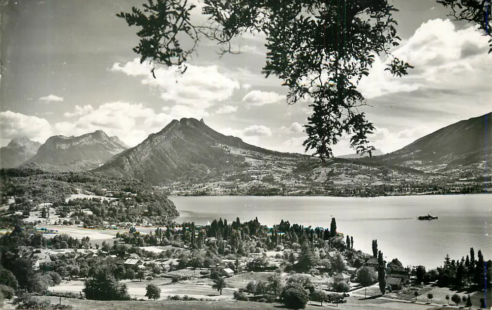 Lac du Bourget — vue panoramique — éditeur non identifié - Recto