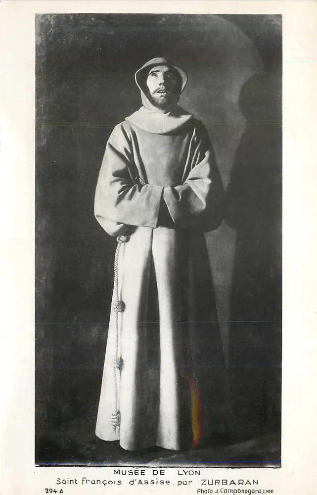 Saint François d'Assise — Musée de Lyon — Photo J. Camponagara - Recto