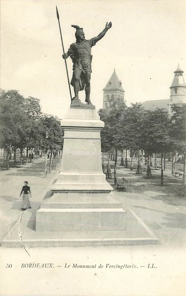 Bordeaux — O Monumento de Vercingétorix — I.L. - Frente