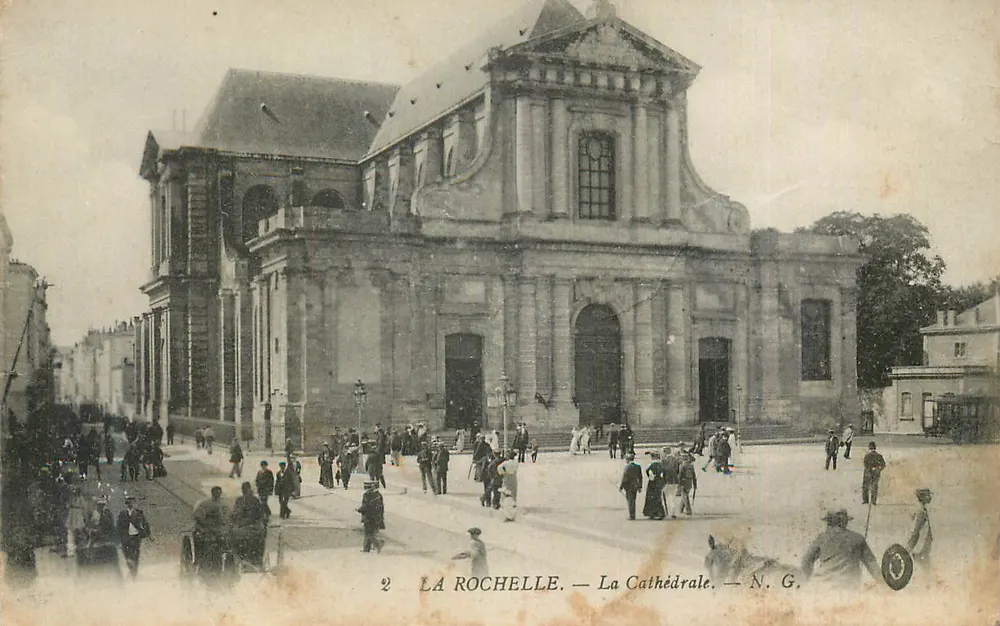 La Rochelle — A Catedral — N. G. - Frente