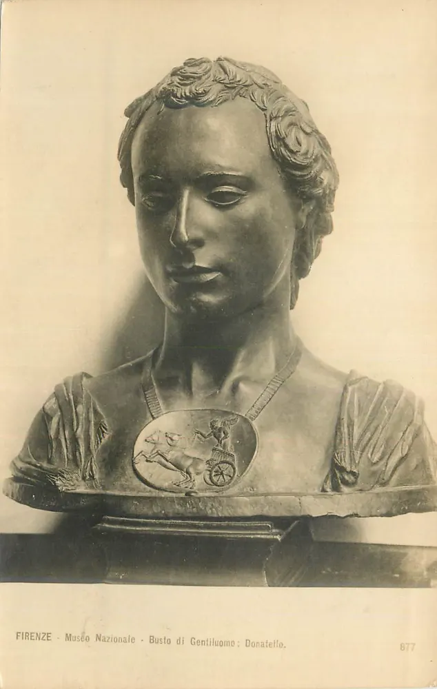 Buste de Gentilhomme — Donatello — Musée National de Florence, n° 877 - Recto