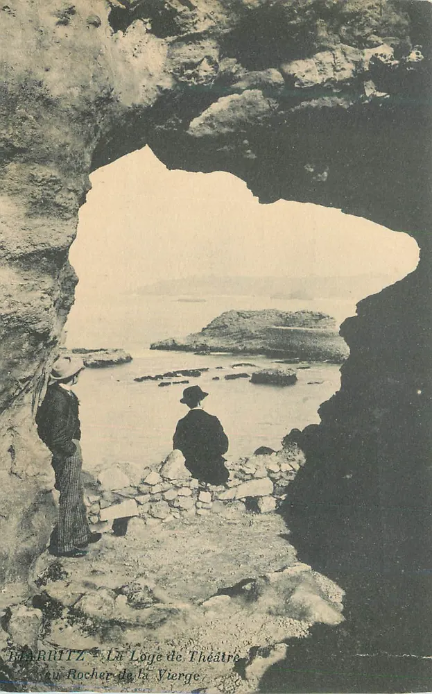 Barbizon — Die Theaterloge am Felsen der Jungfrau - Vorderseite