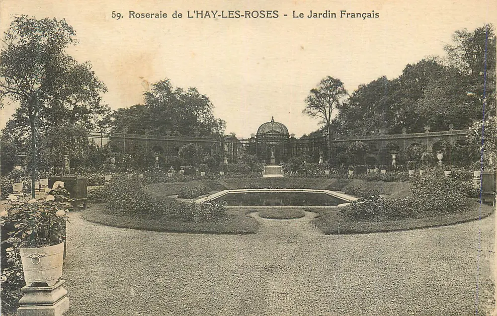 Roserai de L'HAY-LES-ROSES — Der französische Garten — Der französische Garten - Vorderseite
