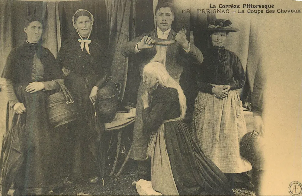 TREIGNAC — Die Haarfrisur — La Corrèze Pittoresque, n°148 - Vorderseite