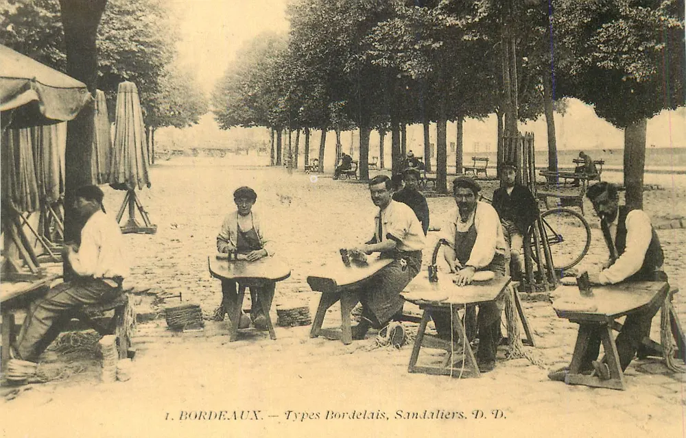 Bordeaux — Tipos Bordelais, Sandaliers — D. D. - Frente