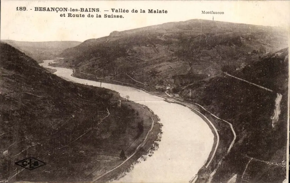 Besançon-les-Bains — Tal der Malate und Route der Schweiz — Montfaucon — n°189 - Vorderseite