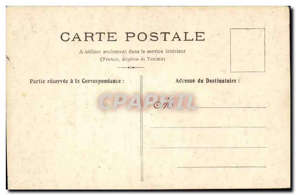 Paris - O Leão de Belfort — editor S. Raphael & Quinquina - Verso