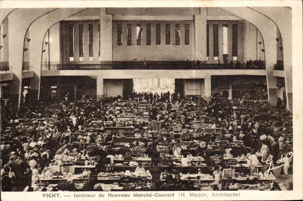 Vichy — Interior of the New Covered Market — H. Mazon, Architect - Front
