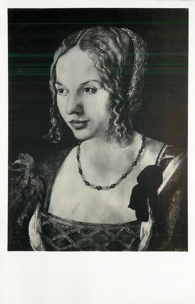 Portret kobiety — Renesans — nieznany wydawca, nieczytelny numer seryjny - Awers