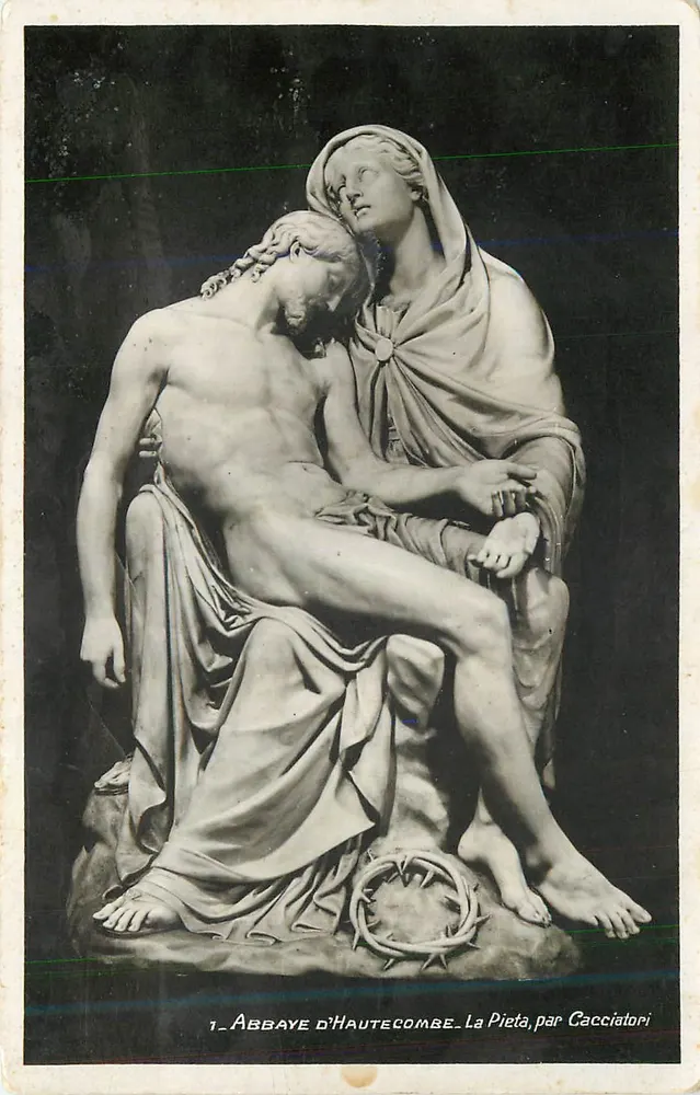 Abadia de Haute-Côme - A Pietà de Gacciatori - Frente