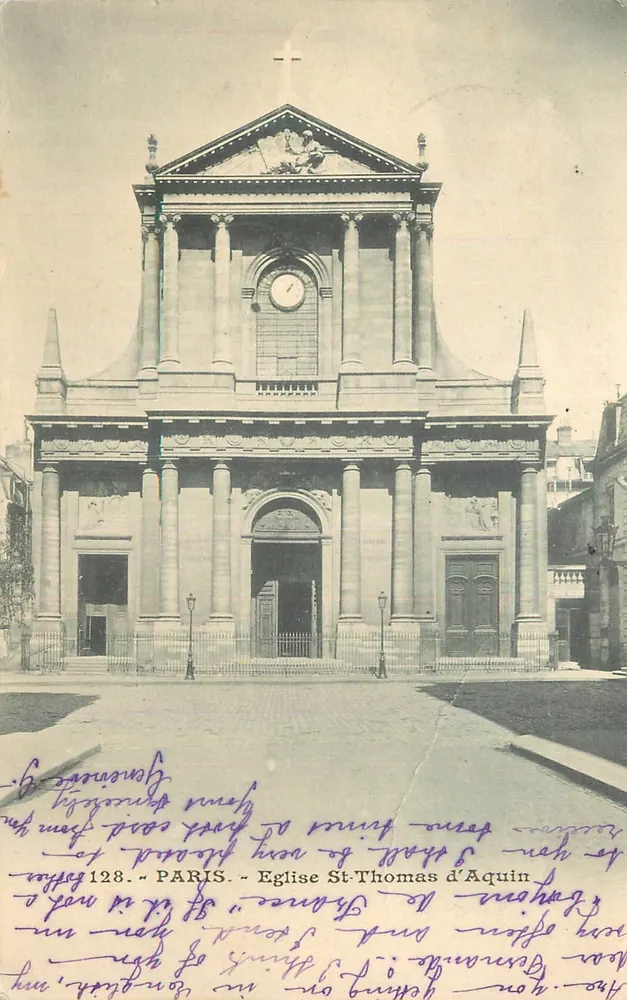 Igreja de Santo Tomás de Aquino — Paris — n°128 - Frente