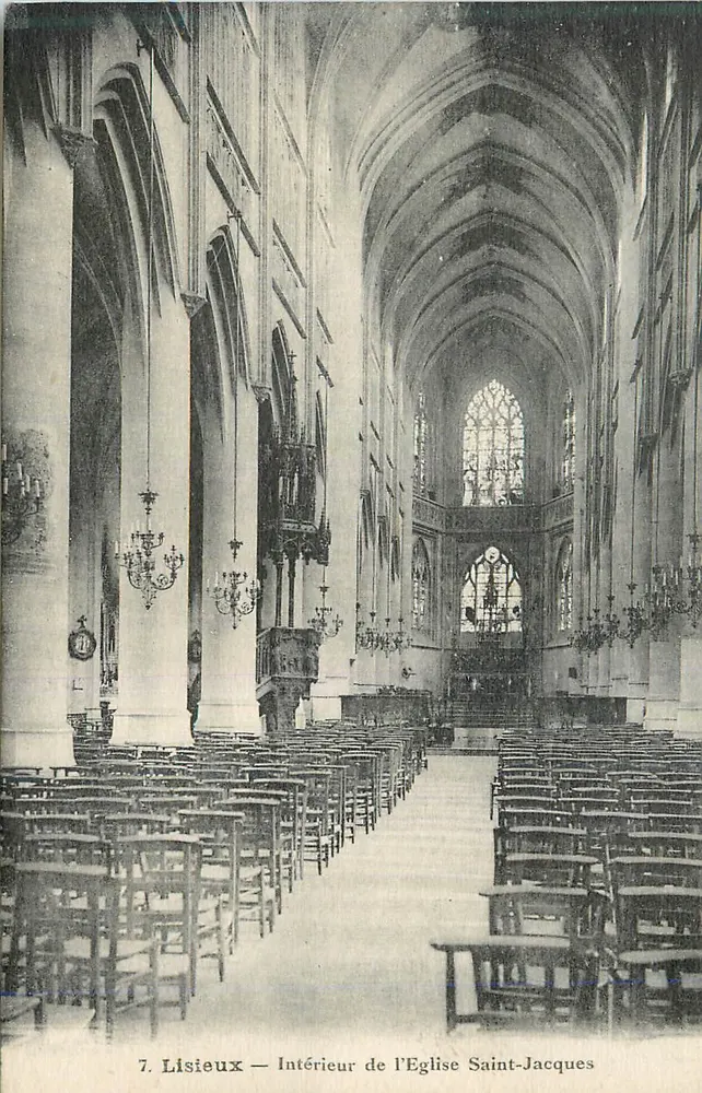 Lisieux — Interior da Igreja de São Jacó — n°7 - Frente
