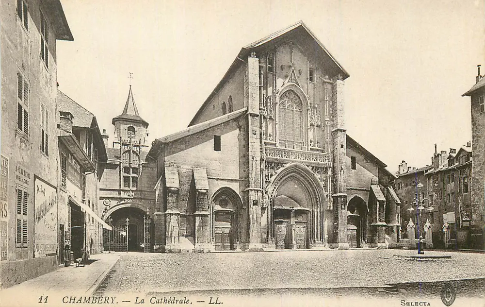 Chambéry — A Catedral — LL. — Selecta - Frente