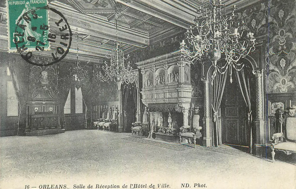 Orléans — Empfangshalle des Rathauses — ND. Phot. - Vorderseite