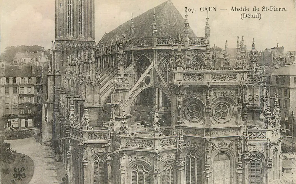 Caen — Abside de St-Pierre (Détail) - Frente