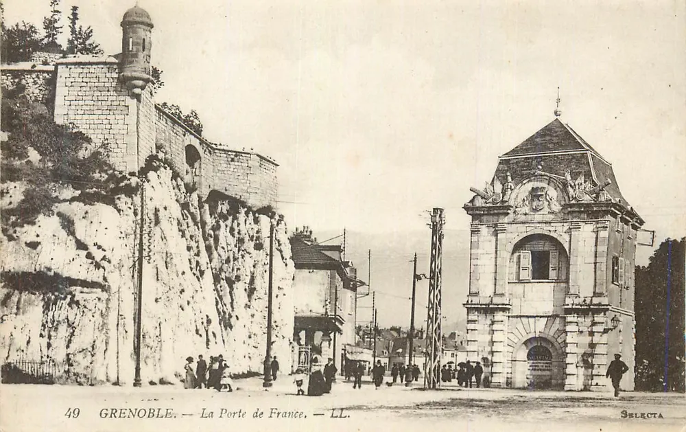 Grenoble — La Porte de France — Selecta - Recto