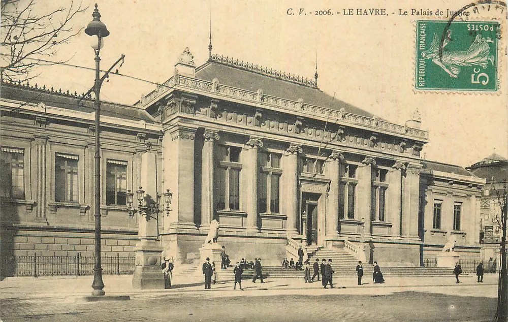 Le Havre — O Palácio de Justiça — C. V. - 2006 - Frente