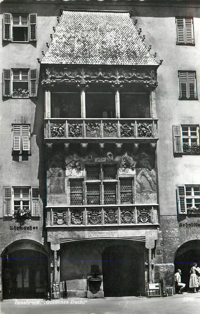 Innsbruck — Goldenes Dachl — editor desconhecido, número de série 1108 - Frente