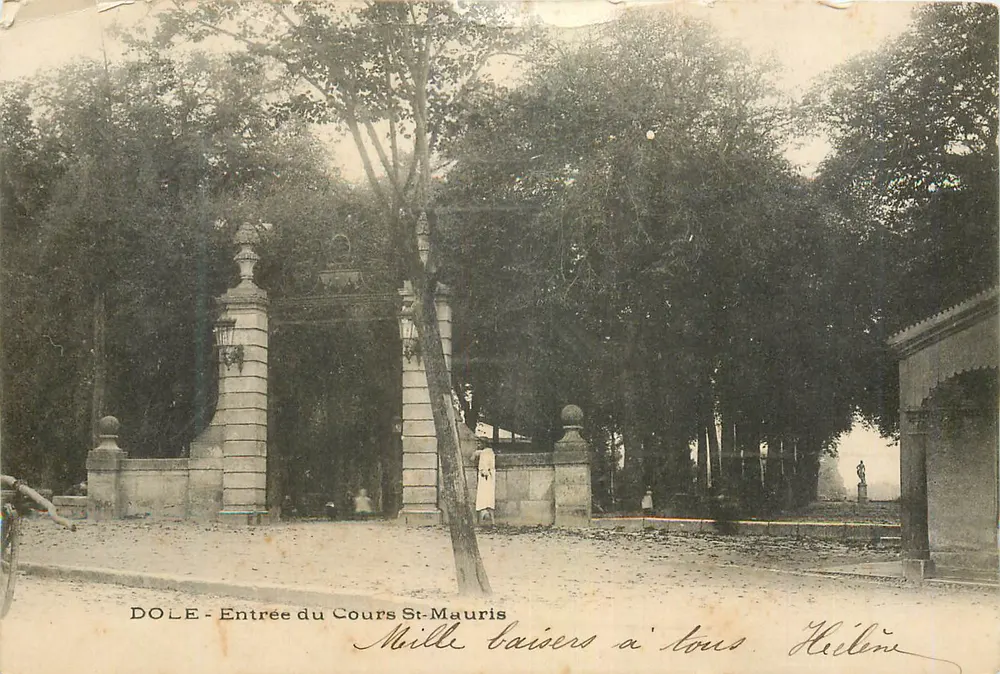 Dole - Entrada do Cours St-Mauris — Hélien - Frente