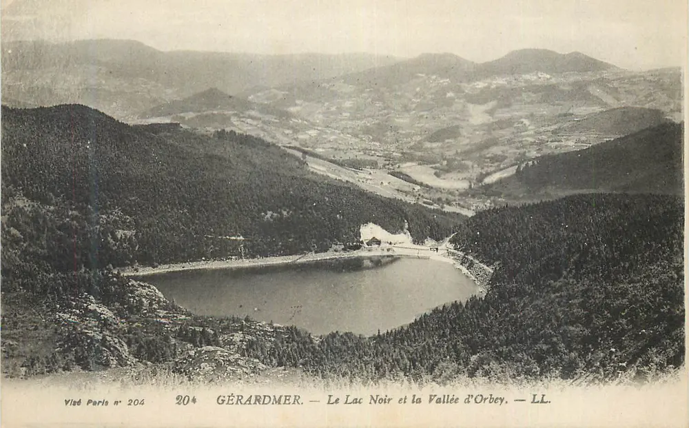 Gérardmer — Le Lac Noir et la Vallée d'Orbey — Vlad Paris n° 204 - Recto