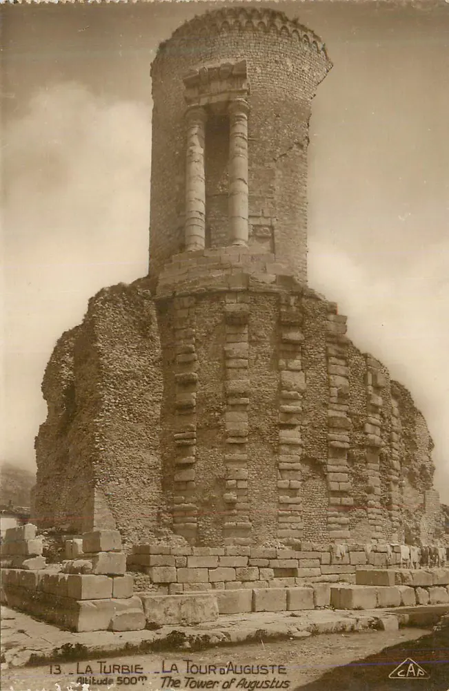 La Turbie — A Torre de Augusto — editor C.A.P. n°13 - Frente