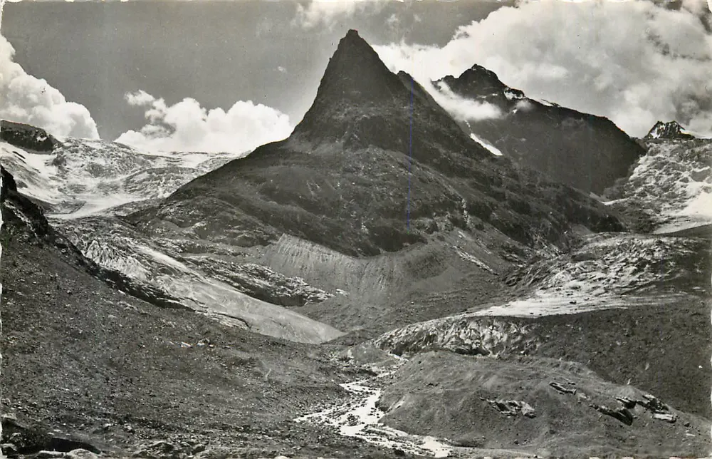 Monte Rosa — Panoramablick — unbekannter Verlag, Seriennummer nicht lesbar - Vorderseite