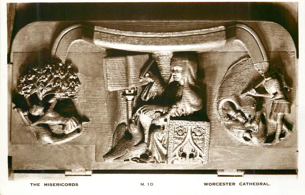 As Misericórdias — Catedral de Worcester — M. 10 - Frente