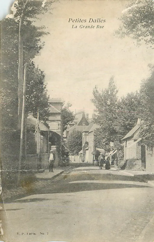Petites Dalles — De Grote Straat — V. P. Parijs, Nr. 7 - Voorkant