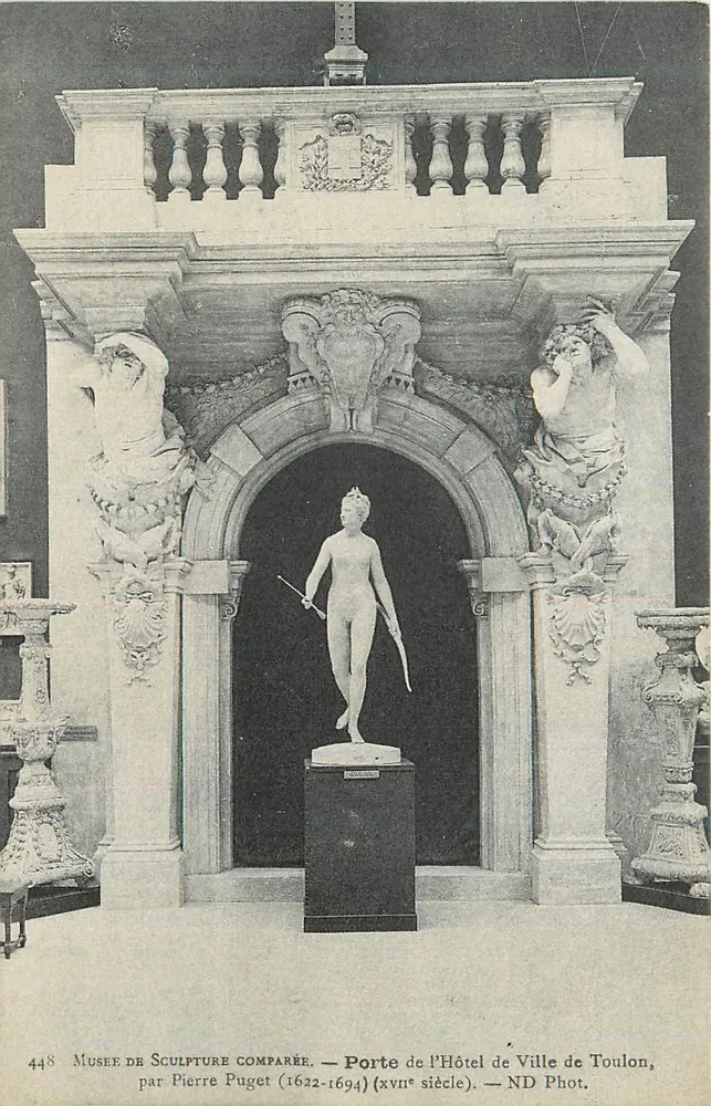 Tor der Stadtverwaltung von Toulon — Pierre Puget (1622-1694) — 17. Jahrhundert — Musée de Sculpture Comparée - Vorderseite