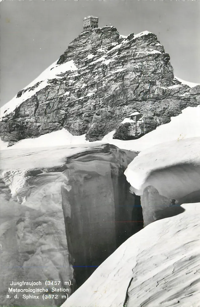 Jungfraujoch — Wetterstation des Sphinx — Verlag nicht sichtbar - Vorderseite