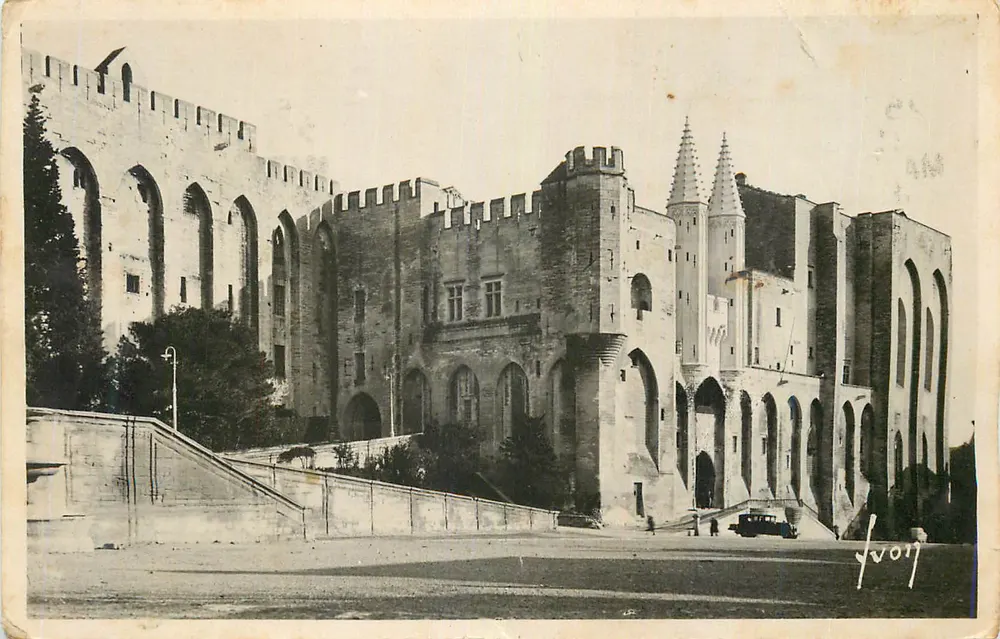 Drzwi Arles — widok panoramiczny — J. V. 1907 - Awers