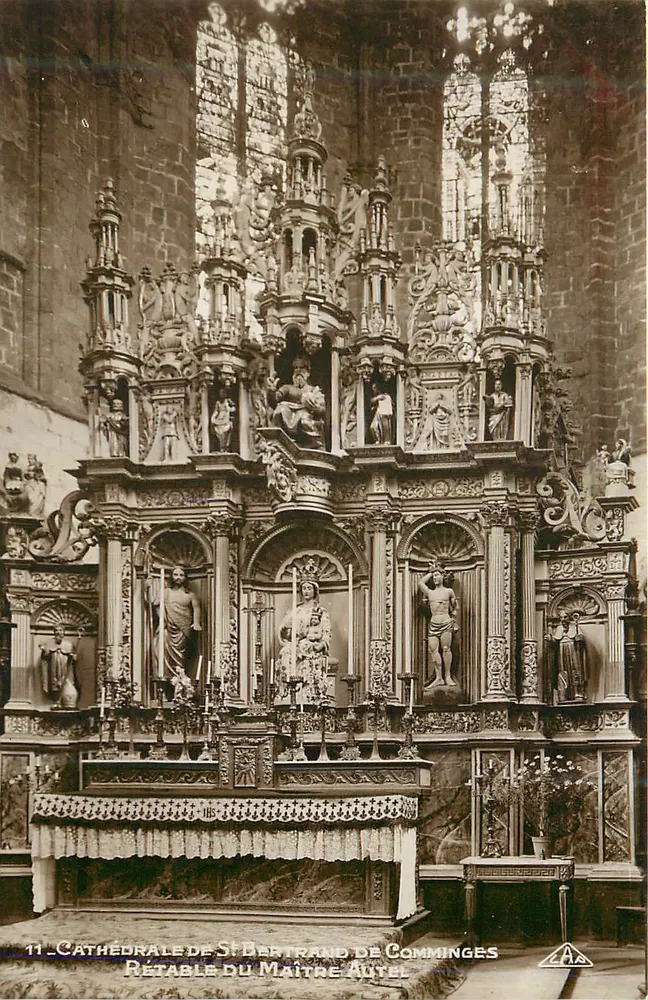 Catedral de Saint-Étienne de Comminges — Retábulo do Altar-Mestre - Frente