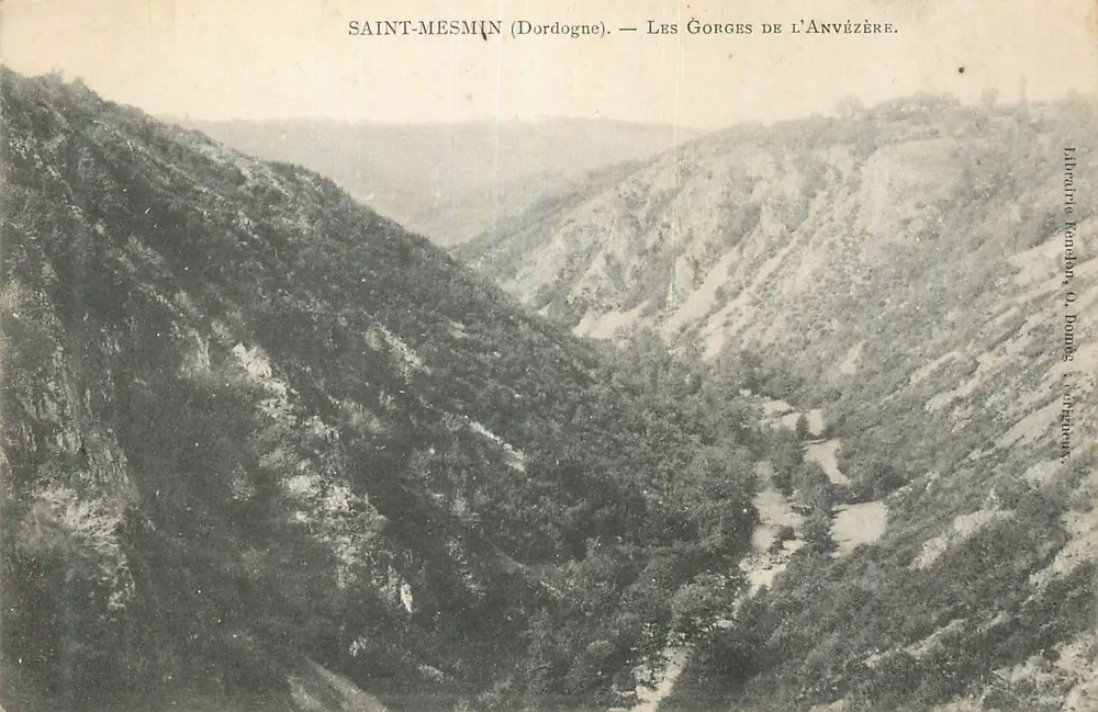 Saint-Mesmin (Dordogne) — As Gorges da Anvézère — Librairie Fontan, O. Domas, Libr. de Toulouse - Frente