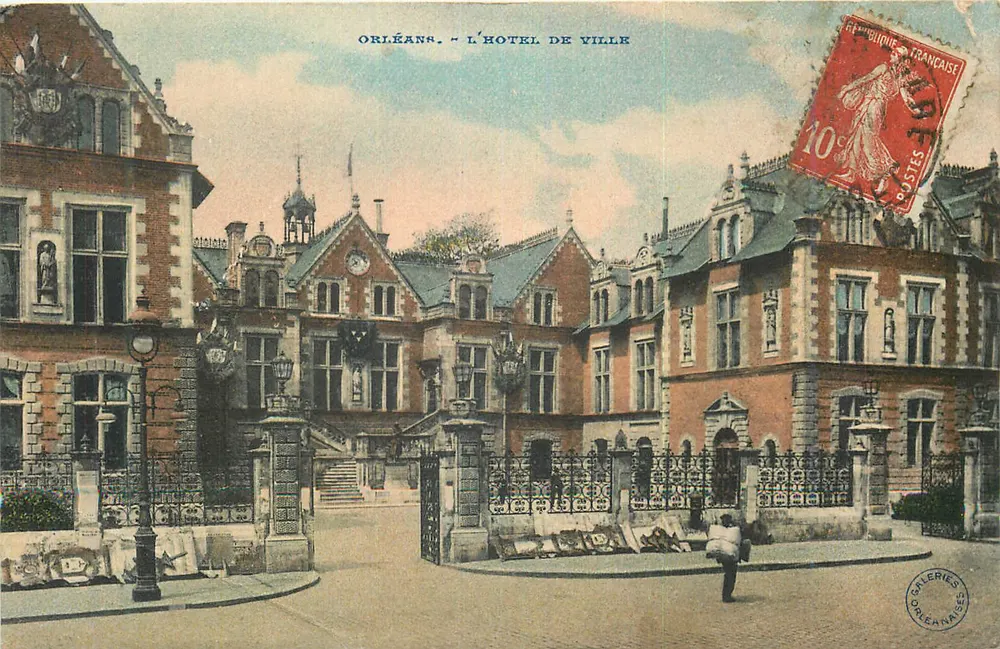 Orléans - L'Hôtel de Ville — éditeur GALERIES ORLÉANAISES, n° de série non visible - Frente