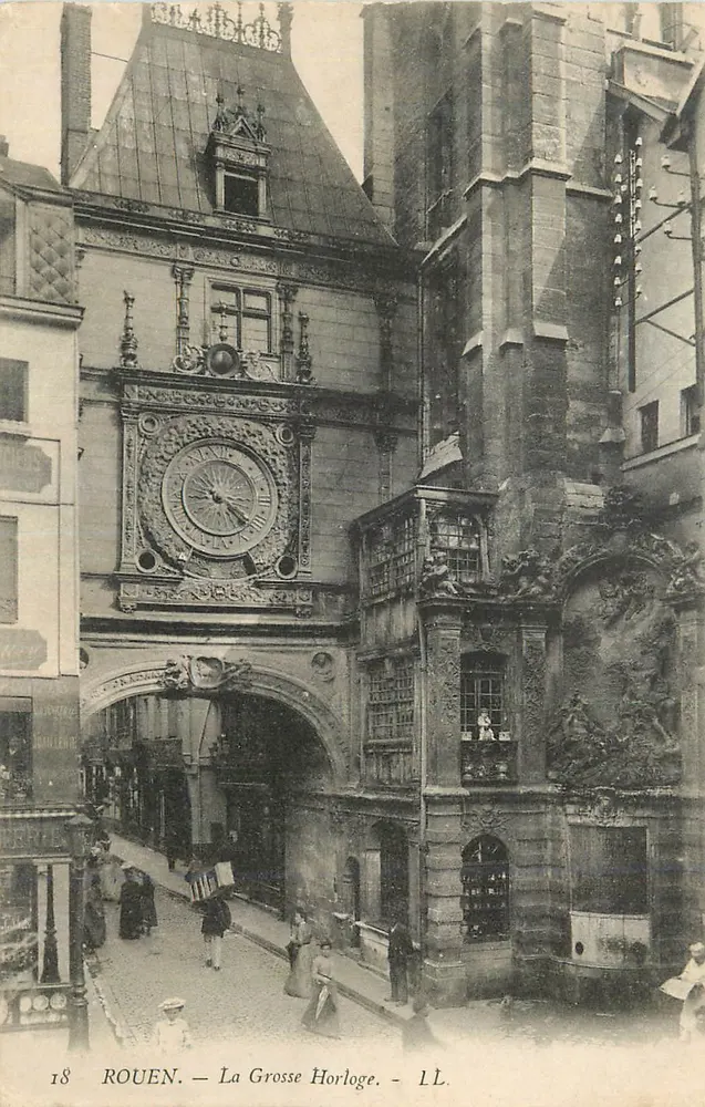 Rouen — A Grande Relógio — LL - Frente