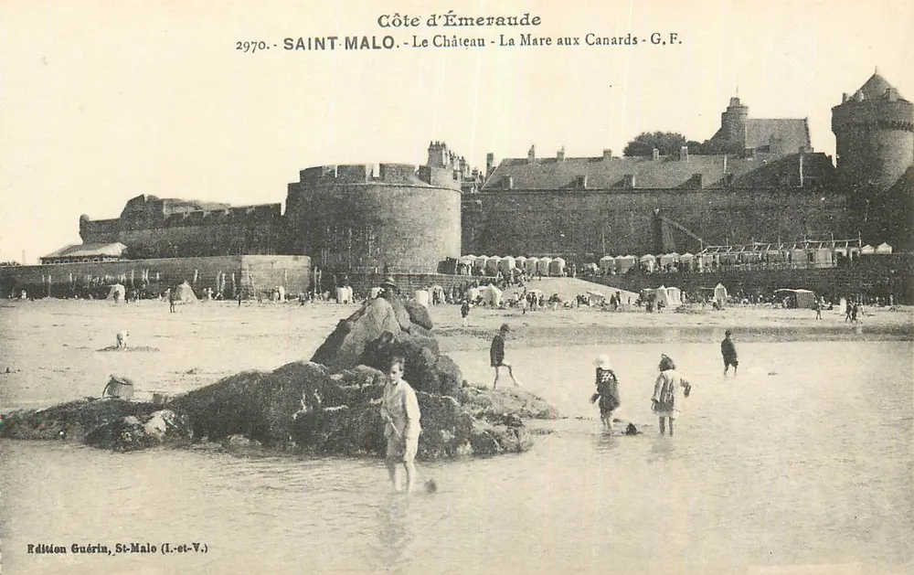Saint-Malo - Das Schloss - Der Ententeich - G.F. - Côte d'Émeraude - Vorderseite