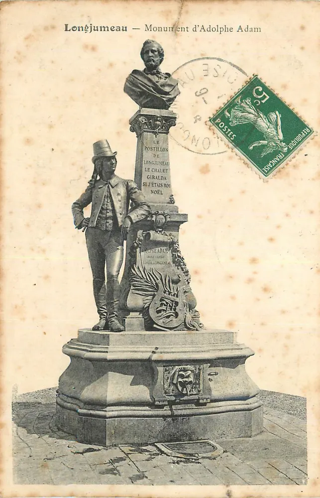Longjumeau — Monument of Adolphe Adam - Front