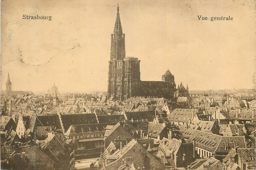 Strasbourg — Vista geral — editor e número de série não legíveis - Frente