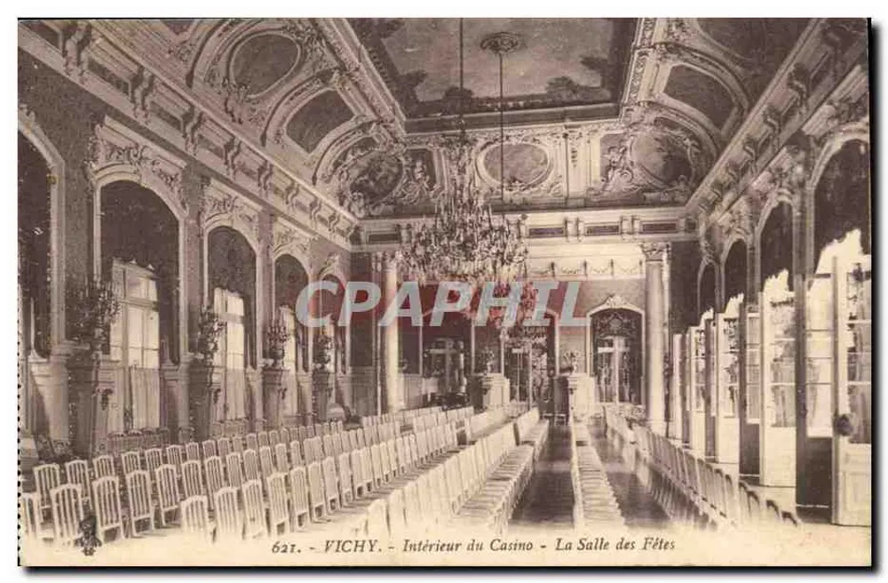 Vichy — Innenraum des Casinos — Die Festsaal — n° 621 - Vorderseite