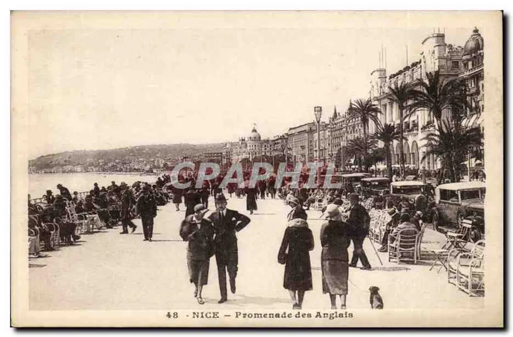NICE — Promenade des Anglais — J. Gilletta et Cie, Ed. Fot. - Frente