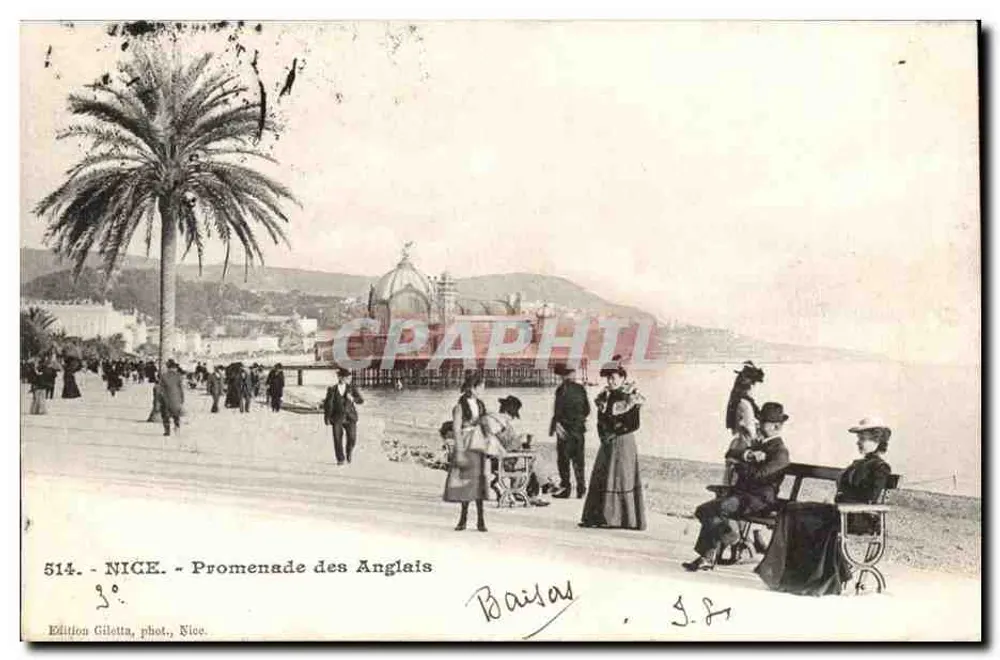 NICE - Promenade dos Ingleses — Edição Giletta, Nice, n° 514 - Frente