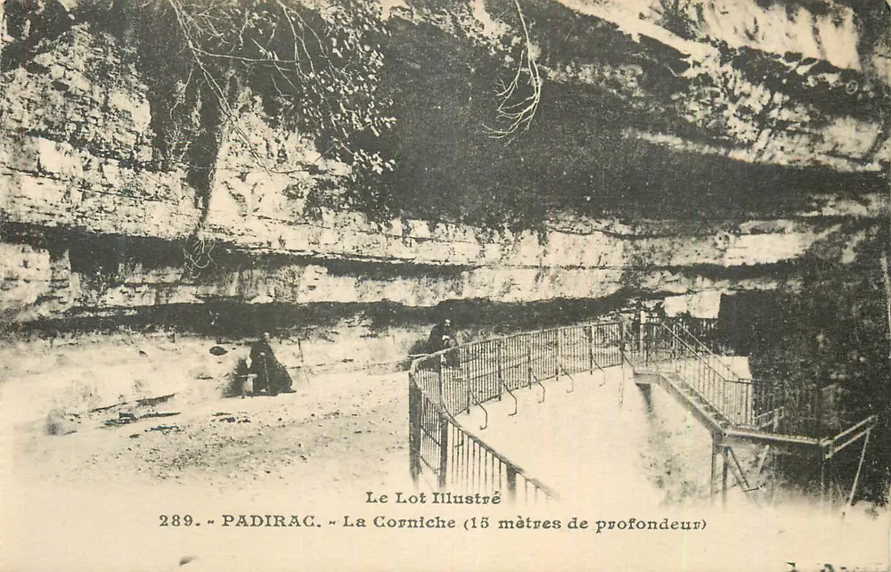 Padirac — Die Corniche (15 Meter tief) — Le Lot Illustré n°289 - Vorderseite