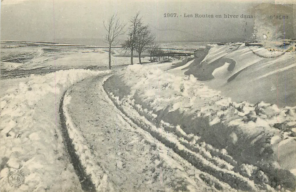 Winterstraßen in den Bergen — 1967 — Edition M.B. - Vorderseite
