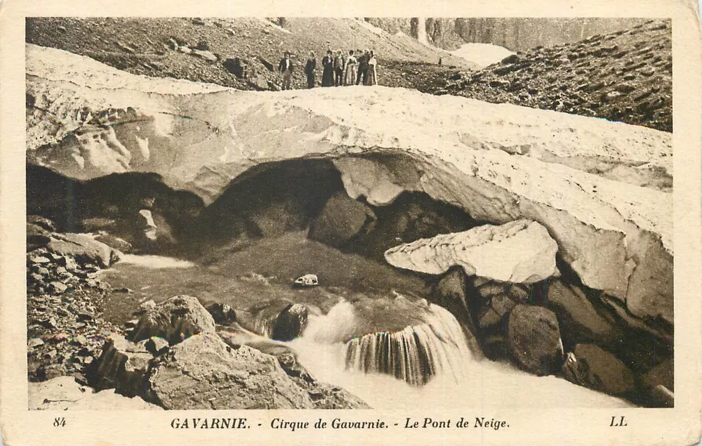 Gavarnie - Cirque de Gavarnie - Le Pont de Neige — L.L. n°84 - Vorderseite