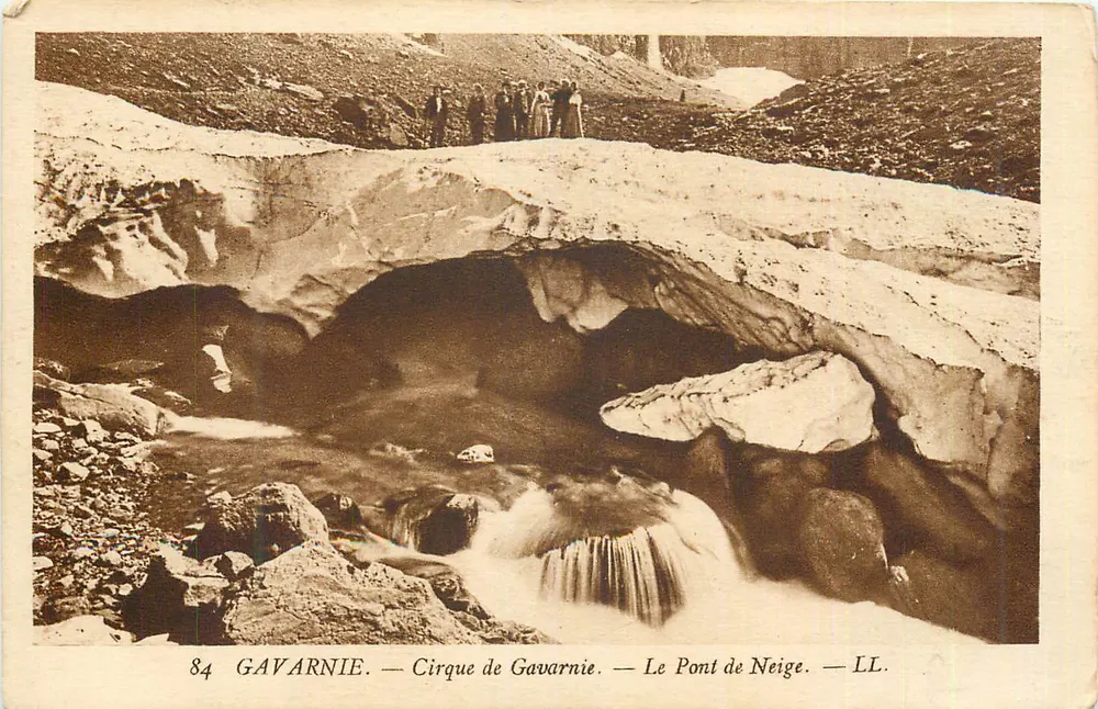 Gavarnie — Cirque de Gavarnie — Le Pont de Neige — LL. - Vorderseite