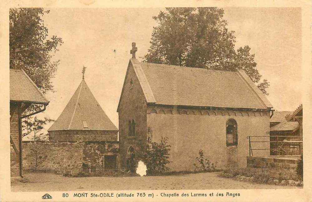 Berg Ste-Odile — Kapelle der Tränen und Engel — Höhe 763 m - Vorderseite