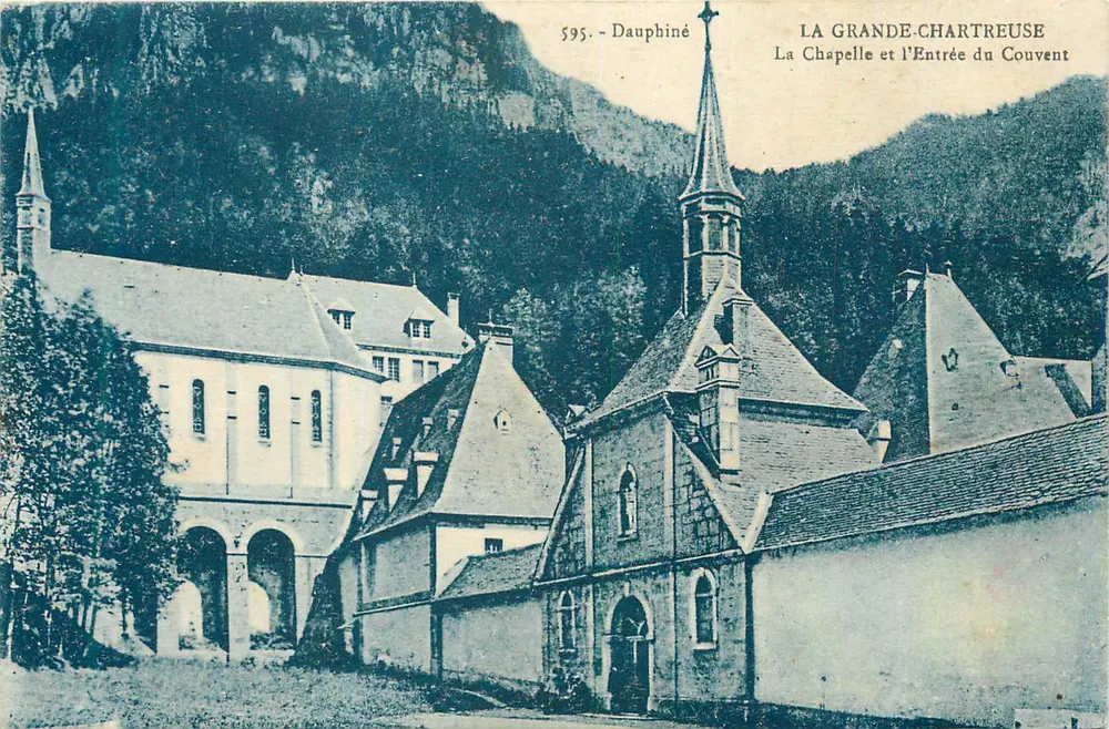 La Grande-Chartreuse — Die Kapelle und der Eingang zum Kloster — Dauphiné - Vorderseite