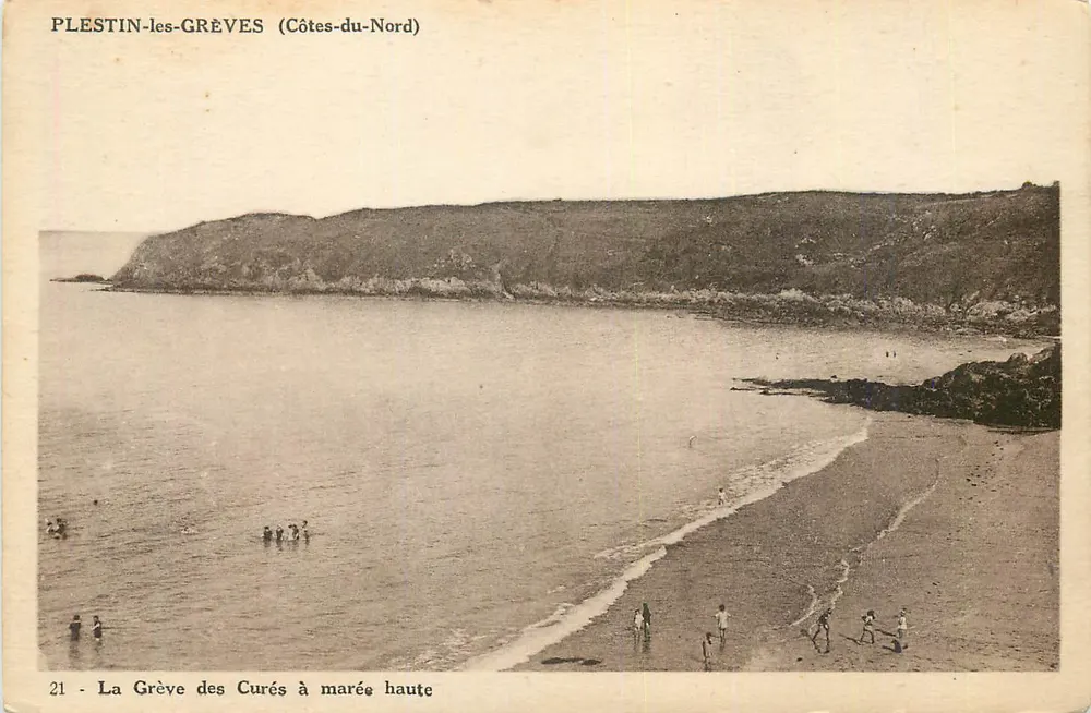 Plestin-les-Grèves (Côtes-du-Nord) — Die Priesterküste bei Ebbe — n°21 - Vorderseite