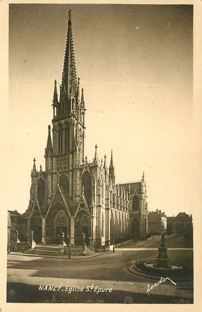 NANCY — Igreja de São Épvre — Zoeder - Frente