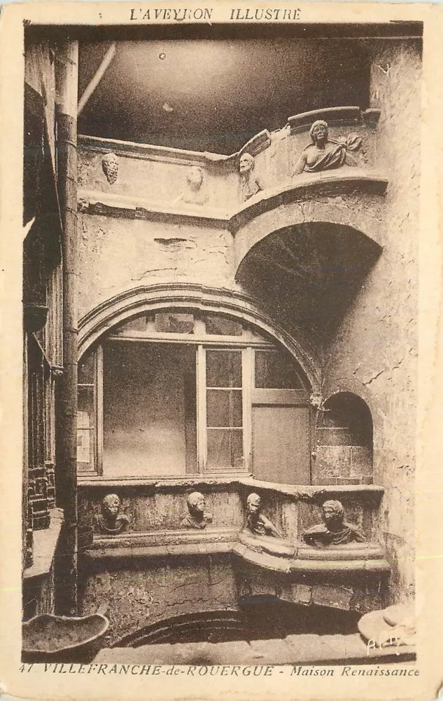 Villefranche-de-Rouergue — Maison Renaissance — L'Aveyron Illustré - Recto